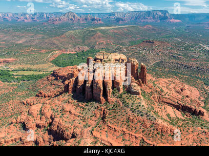 Vue aérienne de arizona sedona Banque D'Images