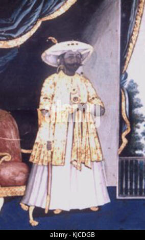 Choladesadhipati Srimant Rajasri Kshatrapati Maharaja Sri Shivaji Maharaj Chhatrapati Bhonsle Sahib Raje Banque D'Images