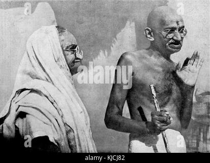 Kasturba Gandhi 1942 Banque D'Images