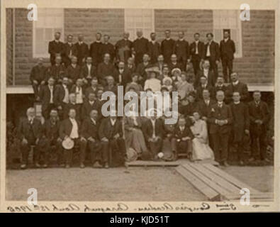 Les participants Convention nationale acadienne Caraquet 1905 Banque D'Images