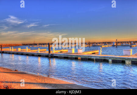 Port de plaisance de Washington Wisconsin gfp Banque D'Images