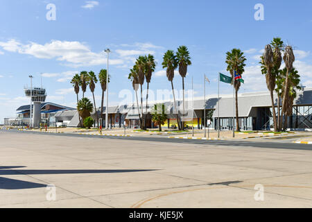 Windhoek, Namibie - mai 25, 2015 : l'aéroport international Hosea Kutako de Windhoek, Namibie. Banque D'Images