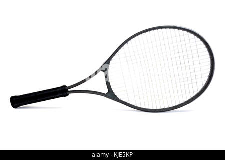 Des raquette de tennis graphite isolé sur fond blanc.