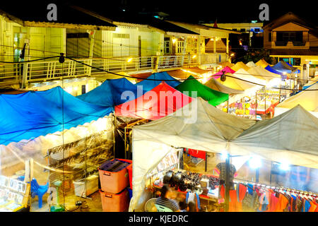 Marché de nuit de Hua Hin, Hua Hin, Thaïlande Banque D'Images