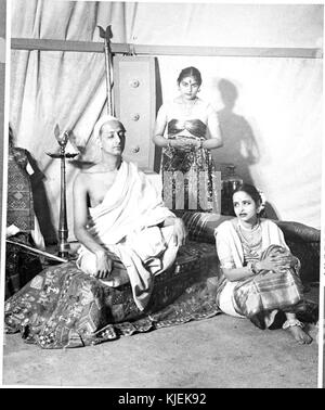 Scènes d'un Drama festival à New Delhi en novembre 1949 (16) Banque D'Images
