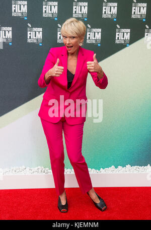 Emma Thompson à la 'l'Meyerowitz Stories' premiere, BFI London Film Festival, UK 6th Oct 2017 Banque D'Images