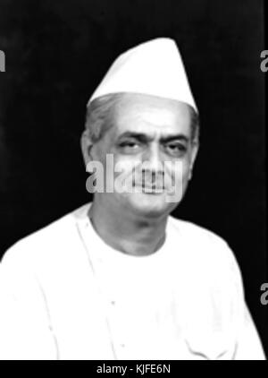Cette image fait référence à G.V. Mavalankar, figure influente de l'histoire scientifique ou politique de l'Inde. Ses contributions ont probablement porté sur la gouvernance, le développement ou l'innovation au début du XXe siècle. Banque D'Images