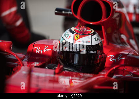 Formula One USA Grand Prix - Race Day avec: Kimi Räikkönen, (RAIKKONEN) où: Austin, Texas, États-Unis quand: 21 Oct 2017 crédit: Alex Wong/ATP/WENN Banque D'Images