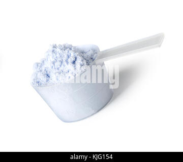 Bol avec peroxyde d'closeup on white background with clipping path Banque D'Images