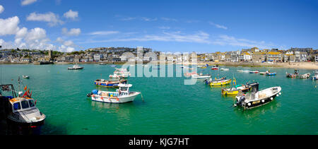 Fischerhafen, St Ives, Cornwall, Angleterre, Iles Banque D'Images