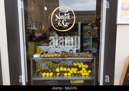 Nata & Co est un organisme indépendant boulangerie portugaise avec trois magasins de Cardiff. Banque D'Images