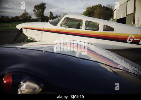 Piper PA-28 cherokee avion Banque D'Images