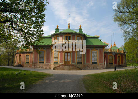 Pavillon chinois à Drottningholm, Stockholm, Suède Banque D'Images