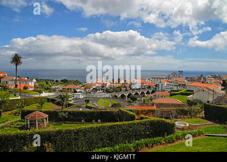 Vue de Nordeste à Sao Miguel, Açores, Portugal Banque D'Images