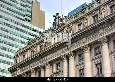 Alexander Hamilton u.s. custom house dans Lower Manhattan, new york city. maintenant, c'est le National Museum of the American Indian. Banque D'Images