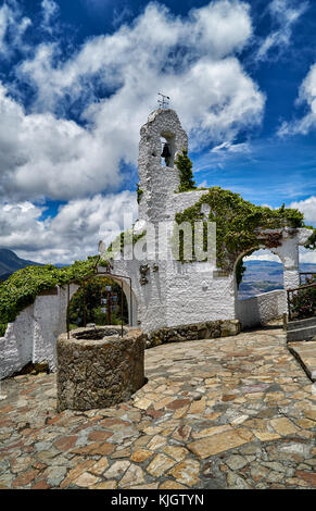 Petite chapelle sur le Cerro de Monserrate, Bogota, Colombie, Amérique du Sud Banque D'Images