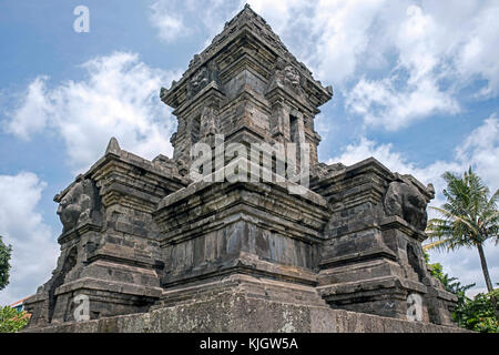 Singhasari temple / candi singhasari, 13ème siècle temple bouddhiste hindou syncrétique dans le district de singosari, malang regency, l'Est de Java, Indonésie Banque D'Images