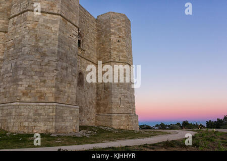 Castel del Monte, Andria, site du patrimoine mondial Banque D'Images