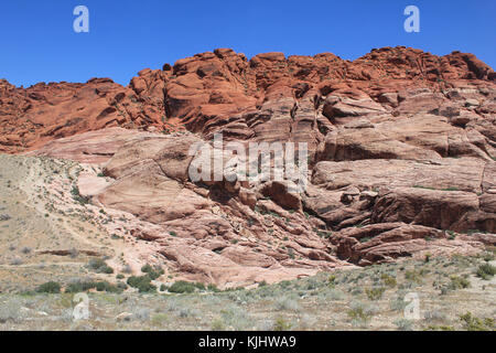 Des scènes et des sujets dans et autour de la Red Rock Canyon National Conservation Area près de Las Vegas, Nevada Banque D'Images