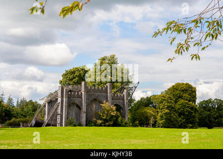 Le grand télescope, l'Leviathon à Birr Castle, en Irlande, une fois le plus gros télescope au monde Banque D'Images