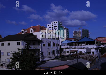 L'urbanisation à Phnom Penh, Cambodge. crédit : Kraig Lieb Banque D'Images