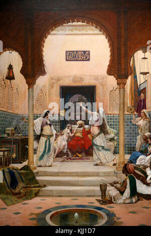 Musée d'Orsay. Paul Bouchard. 'Les Almees', scène de harem. Huile sur toile, c. 1893. La France. Banque D'Images