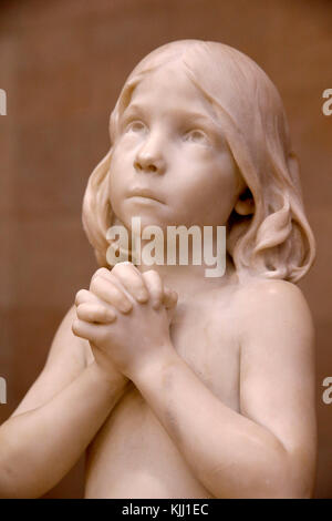 Musée d'Orsay. Jean Dampt. Saint Jean le Baptiste. En. 1881. La France. Banque D'Images