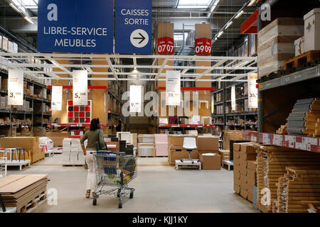 Magasin Ikea. La France. Banque D'Images