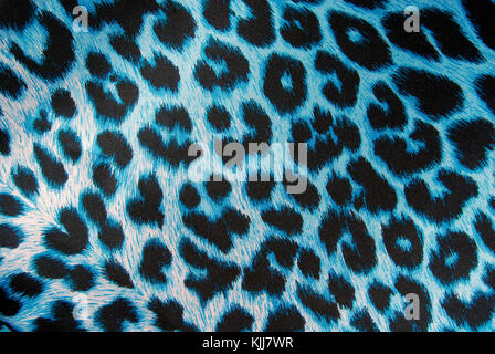 Gros plan de l'impression leopard texture tissu Banque D'Images