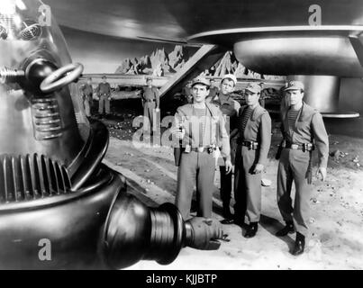 PLANÈTE interdite 1956 MGM science fiction film avec Robby le robot Banque D'Images