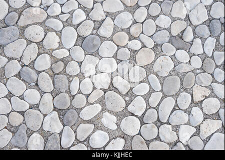 Pebble stone gris texturé abstract background Banque D'Images