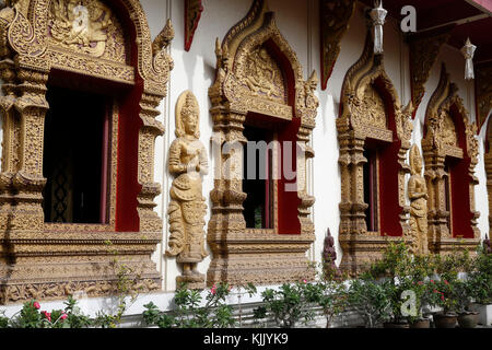 Wat Phan sur, Chiang Mai. La Thaïlande. Banque D'Images