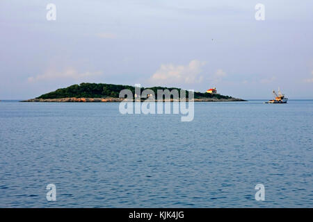 Vis est une ville sur l'île du même nom dans la mer Adriatique au sud de la Croatie. Banque D'Images