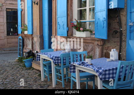 Histoic dans l'île de Cunda Balikesir Turquie Banque D'Images