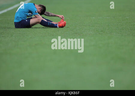 La Russie. 23 nov, 2017 Le milieu de terrain. emiliano rigoni de fc zenit au cours de l'UEFA Europa League football match zenit - vardar. Saint Petersburg, le 23 novembre 2017 Crédit : anatoliy medved/pacific press/Alamy live news Banque D'Images