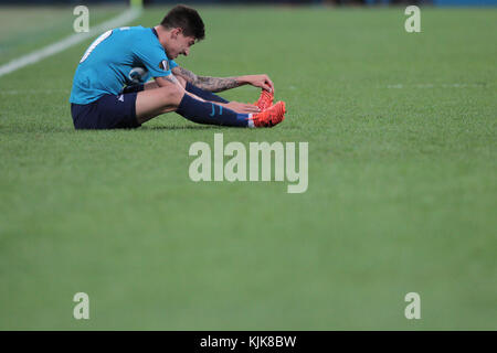 La Russie. 23 nov, 2017 Le milieu de terrain. emiliano rigoni de fc zenit au cours de l'UEFA Europa League football match zenit - vardar. Saint Petersburg, le 23 novembre 2017 Crédit : anatoliy medved/pacific press/Alamy live news Banque D'Images