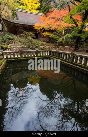 Temple Muroji - Temples de la période Nara étaient affaires tentaculaire, et en tant que partie intégrante de Nara que les prêtres étaient au gouvernement. Il était courant pour em Banque D'Images