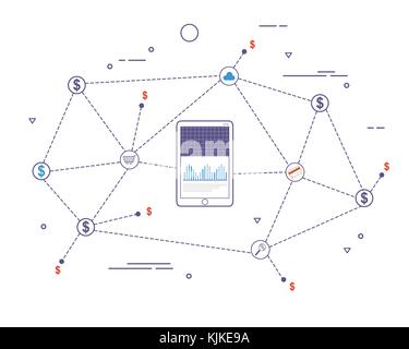 Fond d'illustration vectorielle bitcoin Illustration de Vecteur