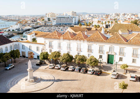 La ville de Faro au Portugal Banque D'Images