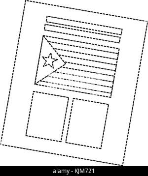 L'indépendance drapeau catalunya voter droit Illustration de Vecteur