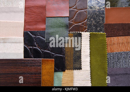 Couleur intérieure choix de design concept dans le style chic Banque D'Images