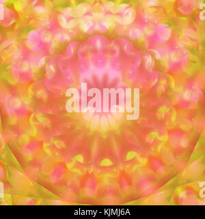 Abstract red blurred mandala coloriage mandala. ornement motif rond. Banque D'Images
