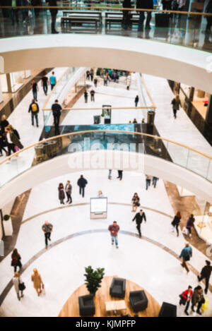 Galerie du centre commercial, ou de flou artistique blured Banque D'Images