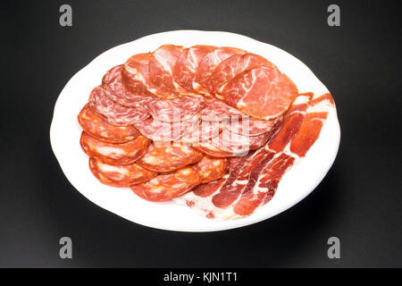 Saucisses de porc espagnol Banque D'Images