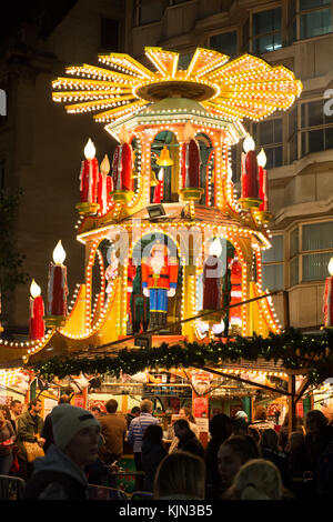 Le marché de Noël de Francfort 2017 à Birmingham, Royaume-Uni Banque D'Images