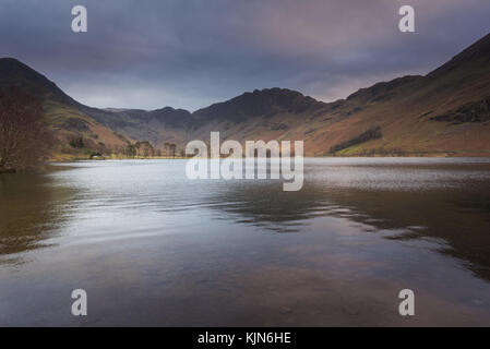 Sombre Vue sur la lande Banque D'Images