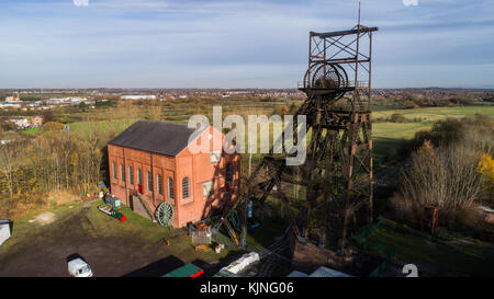 Astley Green Colliery Museum Mine de charbon en Astley, Greater Manchester, Angleterre, RU Banque D'Images