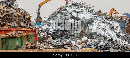 Houston, Texas - pour le recyclage des déchets métalliques au cmc commercial metals. Banque D'Images