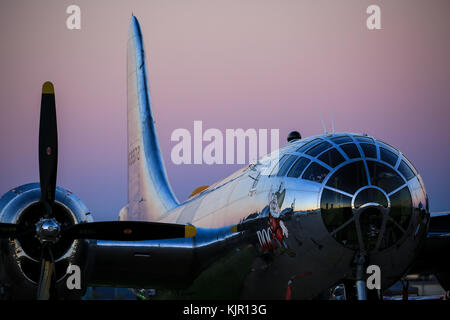 B-29 bomber chez oshkosh 2017 Banque D'Images