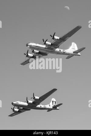 B-29 bomber chez oshkosh 2017 Banque D'Images